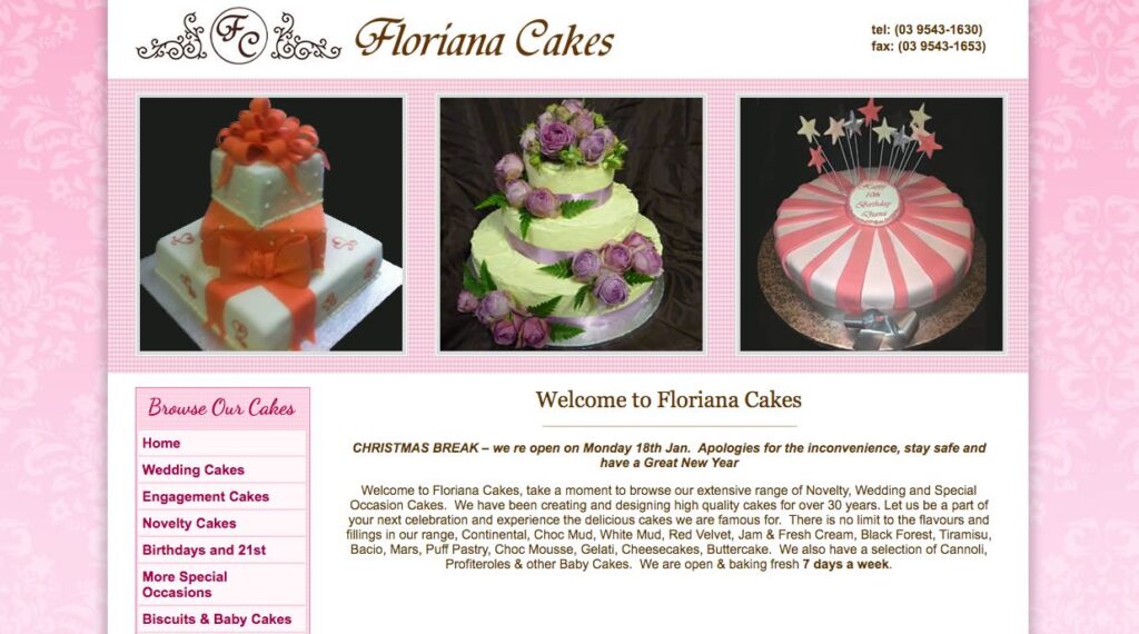 floriana cake shop oakleigh, melbourne