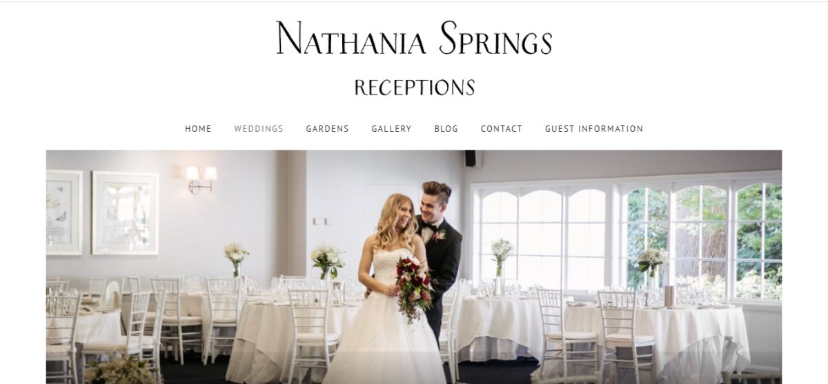 nathania springs wedding receptions venue